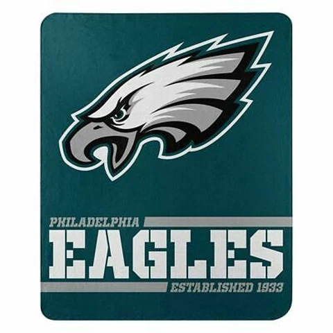 Philadelphia Eagles Licensed Fleece Throw Blanket Football Southpaw 50'' X 60'' Cover