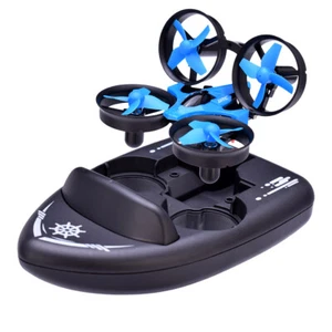 JJRC 3in1 H36F 2.4G Vehicle Drone Boat Remote Control Toy With 3D Flips Headless - Picture 1 of 12