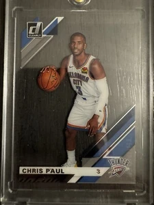 💥Chris Paul 2020 Panini Clearly Donruss Basketball Oklahoma Thunder NBA HOF - Bild 1 von 4