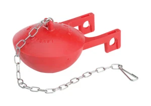 Korky 58BP rot Chlorazon Gummi bündig Ball Toilettenklappe 4 L Zoll - Bild 1 von 3