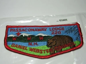 PASSACONAWAY LODGE 220 WITH LIGHT BROWN BEAR G1601 - Picture 1 of 1