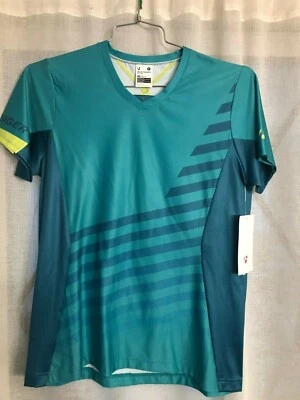 Camiseta Bontrager para mujer Rhythm Tech verde marea talla M nueva con etiqueta Foto 1 de 2