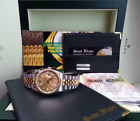 Rolex 36Mm 18Kt Gold And Stainless Steel Datejust Champagne Index 16233 Sant Blanc