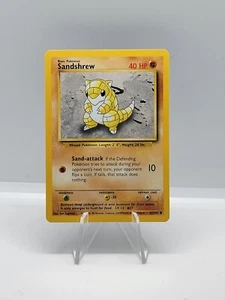 SANDSHREW - 62/102 - Base Set - Pokemon Card - LP - Picture 1 of 2