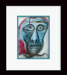 PICASSO - 'Self-Portrait' • Custom Framed Art Print - Picture 1 of 2