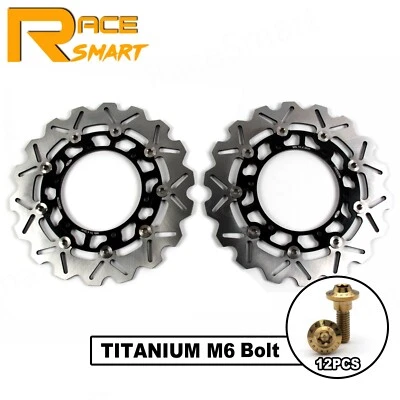 For Yamaha XVZ1200 Venture Royal 1984-1987 Front Brake Disc Rotors + Bolts Screw — 第 1/4 张图片