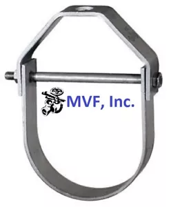 Figura de yunque 260 ajustable Clevis Hanger 2" tubería Hot Dip galvanizado 260HD2 - Imagen 1 de 5