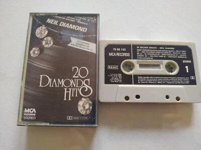 NEIL DIAMOND 20 Diamond Hits MCA 1979 España Prensa - Cinta Cassette Foto 1 de 2
