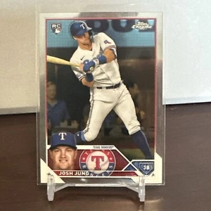 2023 Topps Chrome Josh Jung RC Texas Rangers Rookie #93  ROOKIE - Picture 1 of 2