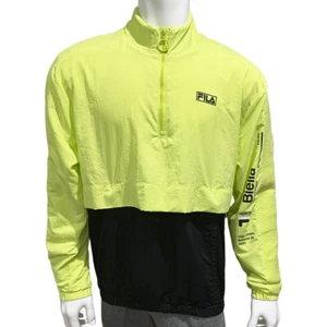 GIACCA LEGGERA TRACK NUOVA CON ETICHETTE FILA MSRP $74,99 GUS UOMO MANICA LUNGA MEZZA ZIP M 2XL - Foto 1 di 5
