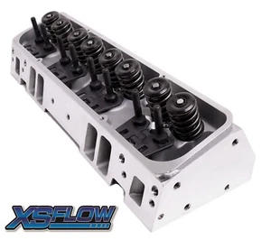 SB Chevy Aluminum Cylinder Head 195cc 64cc Complete Hyd Flat Tappet SBC 350 383 - Picture 1 of 4