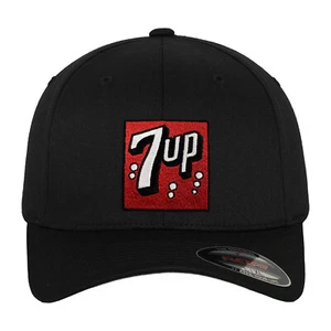 Officially Licensed 7UP - Retro Logo Patch Baseball Cap Flexfit Baseball Cap - Picture 1 of 4