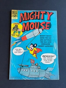 Mighty Mouse #166 - 12-520-603 March on cover (Dell, 1966) Fine+ - Picture 1 of 4