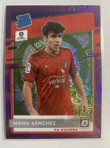 2020-21 Chronicles Optic MANU SANCHEZ #3 Rated Rookie PURPLE MOJO RC - Picture 1 of 2