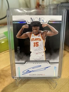 Clint Capela 2024-25 Noir Basketball: ON CARD Auto Color #/99 Atlanta Hawks - Picture 1 of 2