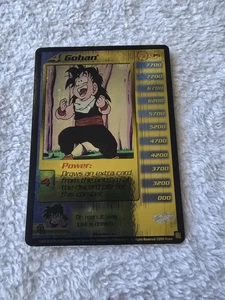 DBZ Dragon Ball Z Gold FOIL Gohan P5 CCG Promo Limited Saiyan Saga MP - Picture 1 of 5