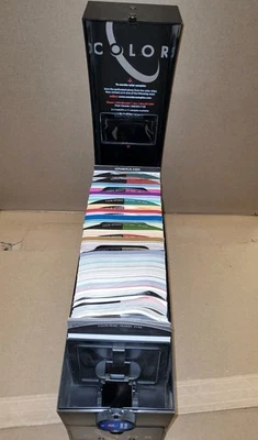 Kit de muestra de color completo Sherwin Williams mango estuche de transporte índices cubierta de ventilador Foto 1 de 4