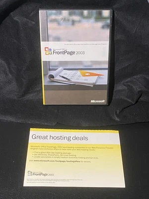 Microsoft Office FrontPage 2002 & 2003 upgrade Software CD with Product Key - Image 1 of 4