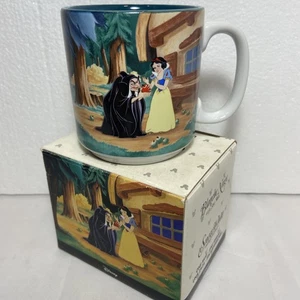 Taza de café Blancanieves The Disney Store de colección años 90 nunca usada con caja  - Imagen 1 de 5