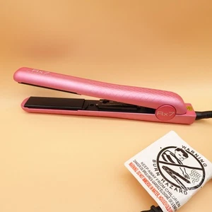 Rx7 Nano Ceramic Ionic Hair Straightener Pink Flat Iron Micro Chip Temp Control - Picture 1 of 9