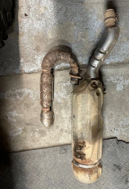 Silenciador de escape Honda Rancher 420 2007-2013 OEM 18310-HP7-A01 Foto 1 de 1