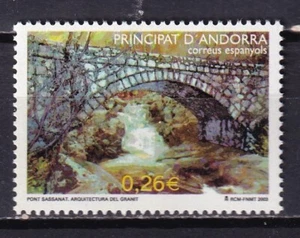 España - Andorra - 2003 - Edifil 297 - Arquitectura - Puente Bassanat - MNH - Imagen 1 de 1