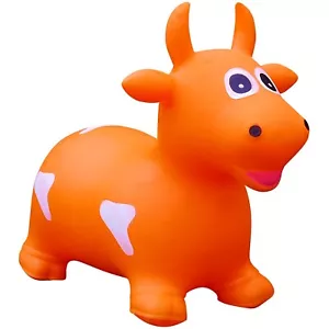 Inflatable Cow Bouncer Sit and Ride Space Hopper with Free Pump - Picture 1 of 2