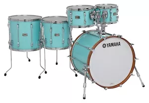 Yamaha RECORDING CUSTOM 5pc Drum Set Shell Pack, Surf Green w/22x16 Bass Drum - Picture 1 of 8