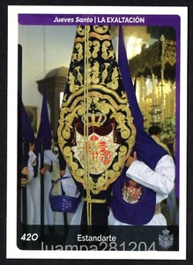 LA EXALTACION #420 JUEVES SANTO ESTAMPA HOLY CARDS SEMANA SANTA 2024 SEVILLA - Imagen 1 de 2