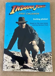 Indiana Jones & the Last Crusade movie book vintage 1989 Les Martin novelization - Picture 1 of 10