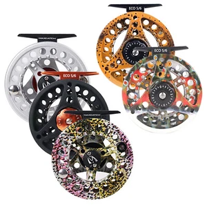 Maxcatch ECO Fliegenrolle 1/2 2/3 3/4 5/6 7/8wt Aluminium groß Arbor zweihändig - Picture 1 of 16
