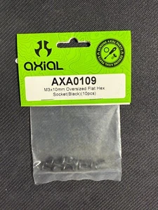 AXIAL-AXA0109-M3X10MM OVERSIZED FLAT HEX SOCKET SCREW(10PCS,) - Picture 1 of 1