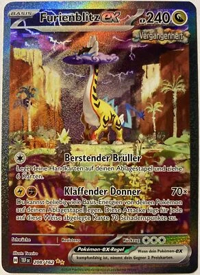 Pokemon Furienblitz ex SIR SAR | Deutsch 208/162 Gewalten der Zeit | Near Mint - Bild 1 von 2