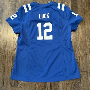 Indianapolis Colts Andrew Luck jersey Women’s Large Nike blue - Picture 1 of 8