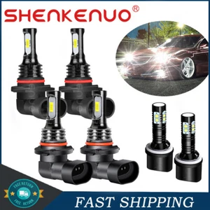 For Lexus SC300 1994-2000 6000K LED Headlights + Fog Lights Bulbs Combo Kit 6pcs - Picture 1 of 11