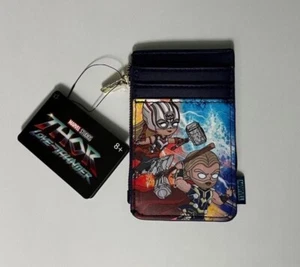 Loungefly Marvel Thor: Love and Thunder Chibi Mighty Thor & Thor Cardholder  - Picture 1 of 5