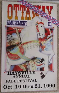 OTTAWAY Amusement Co. Vintage Poster - Picture 1 of 4