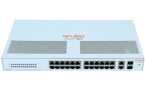 HPE - R8R50A - Aruba Instant On 1430 26G 2SFP Switch - Switch - unmanaged - Afbeelding 1 van 3