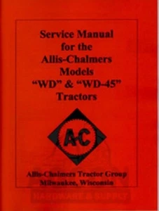 Manual de reparación de tractor Allis Chalmers WD & WD45 WD-45 AIRE ACONDICIONADO - Imagen 1 de 1