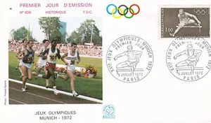 FRANKREICH 1972 FDC 20 OLYMPISCHE SPIELE YT 1722 - Bild 1 von 1
