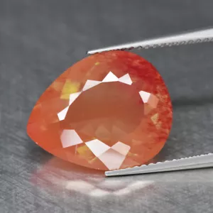 7.25Ct Pear_ Fabulous Unheated Double Tone Andesine From Brazil - Picture 1 of 1
