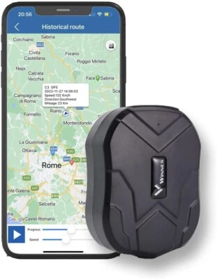 Winnes Tk905B 4G GPS Tracker | Ohne ABO | Lange Standby-Zeit Echtzeit Tracking - Image 1 of 4