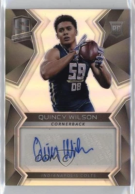 2017 Panini Spectra Rookie Auto /199 Quincy Wilson #175 Rookie Auto RC - Image 1 of 2