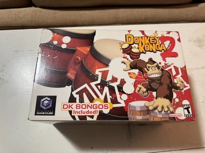 Donkey Konga 2 Nintendo GameCube, Completo En Caja. Estuche de juego precintado. Nunca usado Foto 1 de 4