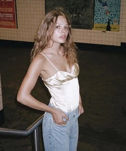 BNWT ZARA Ivory Spaghetti Strap Satin Bustier Corset Top Leotard Bodysuit Medium - Picture 1 of 6