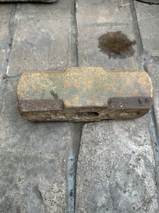 Antiguo bulto de trineo con cabeza de martillo estampado 12 lb marca 19 X 7 X 7 Cm  - Imagen 1 de 4
