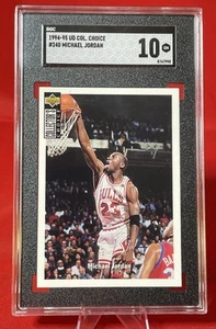 Michael Jordan 1994 Upper Deck Collector's Choice #240 - SGC 10 GEM MINT Bulls - Bild 1 von 3