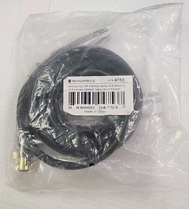 NUEVO Cable Monoprice 15 ft Premier Series XLR macho y hembra RCA macho, 16 AWG DORADO - Imagen 1 de 6