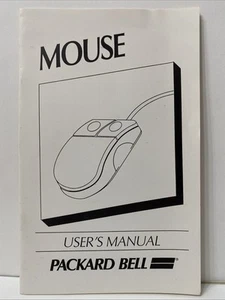 Manuale utente per mouse computer vintage Packard Bell 1991 - Foto 1 di 8