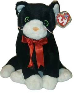 Ty Beanie Buddy - ZIP the Black Cat (9 Inch) NEW MWMTs Plush Stuffed Animal Toy - Picture 1 of 12